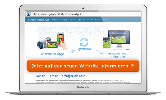 Zur Ligaportal Videoanalyse Website